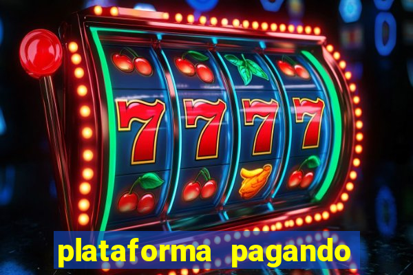 plataforma pagando bonus no cadastro